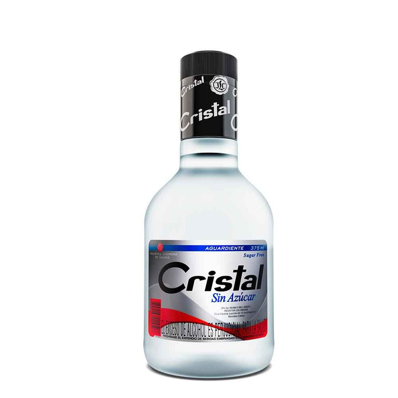 Un destello de cristal sin azúcar, aguardiente, reposando en un lujoso motel de Bucaramanga con jacuzzi, sobre un fondo blanco impecable.