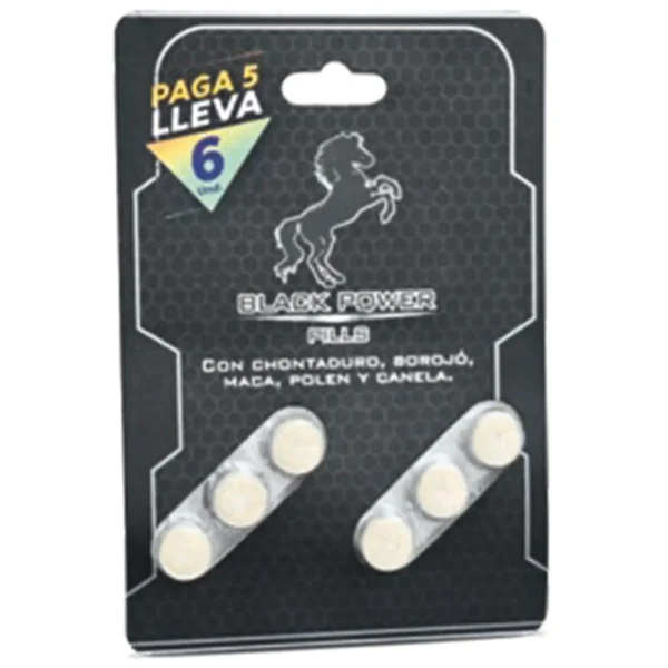 Energizante Black Power Pills x 6Und